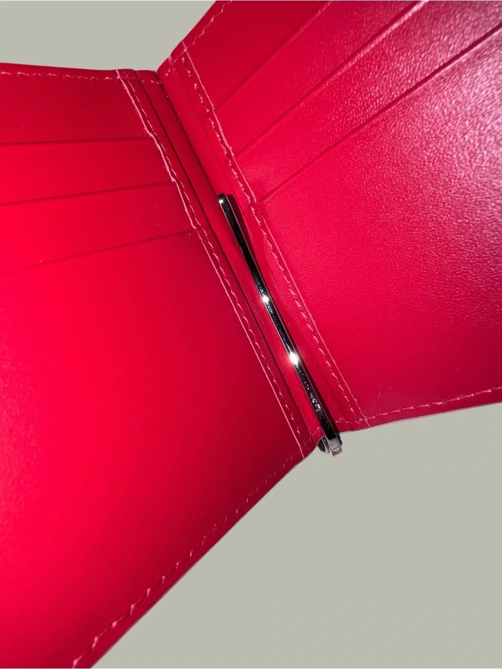 Christian Louboutin Groovy Money Clip Leather Wallet New
